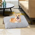 thumbnail image 1 of Almohadilla térmica cálida para gatos, estera para perros y gatos, cama para gatos suave y plegable para interiores, almohadilla térmica cálida para Gris claro Yinane Almohadilla autocalentable para mascotas, 1 of 8