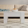thumbnail image 1 of vidaXL Coffee Table High Gloss White 79x49x41 cm Engineered Wood, 1 of 5