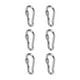 thumbnail image 2 of Spring Snap Hooks, Stainless Steel 6pcs Quick Connect Key Chain Link Buckle For Hiking, 2 of 8