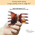 thumbnail image 4 of Parcelona French Basic Curved Paw Medium Celluloid Yoga Hair Claw for Women, 4 of 38