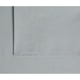 thumbnail image 2 of Tribeca Living Solid or Printed 300 Thread Count Cotton Percale Extra Deep Pocket Sheet Set Full - Soft Grey, 2 of 5