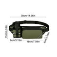 thumbnail image 3 of YiJuHui 3pcs Running Waist Pack with Water Bottle Holder Waterproof Lightweight Hiking Fitness Belt Bag for Men Women Outdoor Sports Gym Travel, 3 of 6