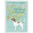 thumbnail image 1 of Carolines Treasures BB7598GF Welcome Friends Pointer Flag - Garden Size, 1 of 3