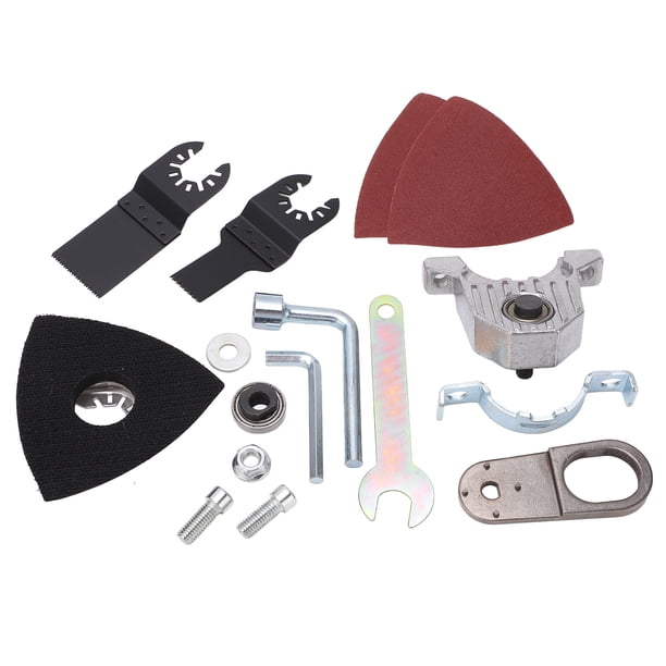 Adaptador de amoladora angular, convertidor de amoladora angular M10 Convertidor de amoladora angular Accesorios de herramientas oscilantes impulsados por el rendimiento Jadeshay A