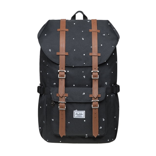 KAUKKO Laptop Outdoor Backpack, Traveling Rucksack Fits 15.6 Inch Laptop(5-13-Black)