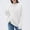 White, variant on Generic Women's Oversized Sweaters Slouchy Pullover Sweater Fall Comfy Knitwear Winter Loose Long Sleeve Baggy Tunic Top