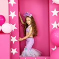thumbnail image 6 of YAYUBA Tutu Dreams Dress Outfit for Girls Birthday Party Summer Vocation Beach Dress Up Clothes Gifts, 6 of 8