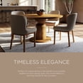 thumbnail image 4 of Maven Lane Mila Contemporary Round Wooden Dining Table in Refined Natural Finish, 4 of 5