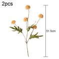 thumbnail image 2 of Reusable Simulation Plants 2PCS Artificial 5 Head Dandelion Home Wedding Room Decoration Simulation Flower Mini Dandelion Flower, 2 of 5