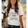 thumbnail image 3 of I'm The Problem T-Shirt Retro Steer Skull Western Shirts Country Music Tees Cowgirl Graphic Cowboy Tops,short sleeve casual shirts for women,womens short sleeve shirts casual, 3 of 9