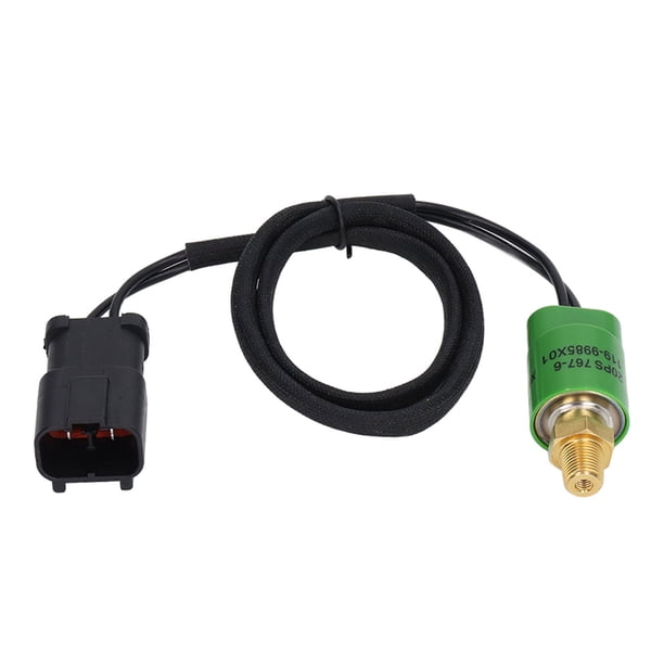 Interruptor de presión para excavadora conector estándar de latón Interruptor de presión de 2 pines Resistencia a altas temperaturas sensible a prueba de óxido para PC200 5 ANGGREK Otros