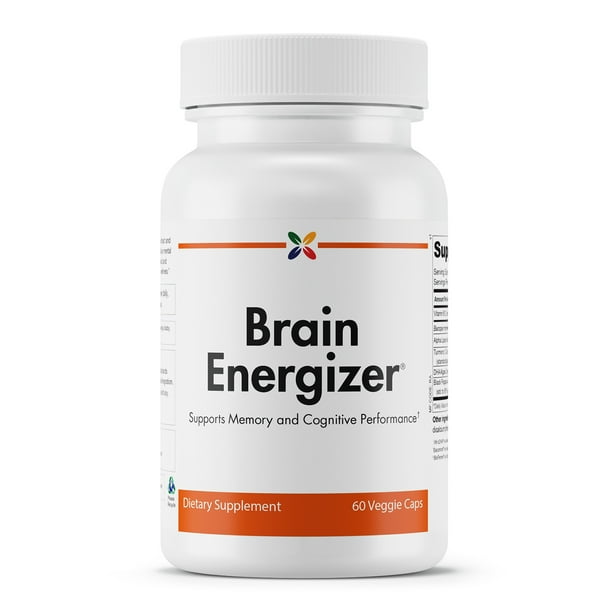Stop Aging Now Brain Energizer with CoQ10 and Curcumin 60 Veggie Caps