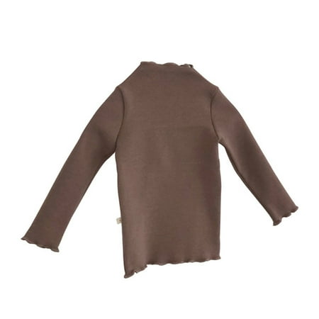 

Shirt Girls Kids Baby Girls Boys Summer Autumn Solid Cotton Long Sleeve Tops Clothes Girls Size 6t Clothes
