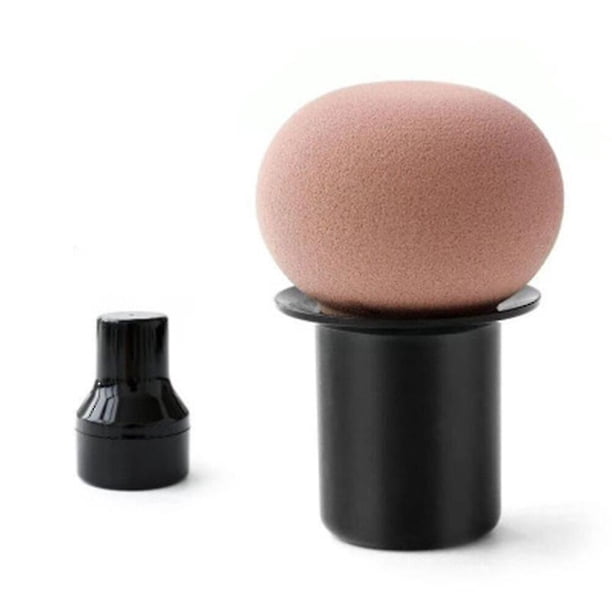 Esponja de Maquillaje Facial con cabeza de seta, mezcla húmeda y seca, esponja elástica Facial, base cosmética, herramientas de maquillaje para mujer Hs, 1 ud.