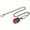 Red, variant on New Creative Design Dragon Claw Crystal Ball Pendant Necklace For Men Charming Fashion Jewelry Motorcycle Rider Accessories Party Gift