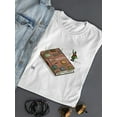 thumbnail image 3 of Mishanded Book T-Shirt Women -Morad Kotkot  Designs, Female x-Large, 3 of 4