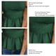 thumbnail image 4 of Top de tirantes para mujer, Top fruncido con dobladillo con volantes, corte ajustado, Top de verano sin mangas para citas diarias en la playa, 4 of 5