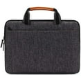 thumbnail image 2 of DOMISO 17 Inch Multi-Functional Laptop Sleeve Business Briefcase Messenger Bag with USB Charging Port for 17-17.3", 2 of 5