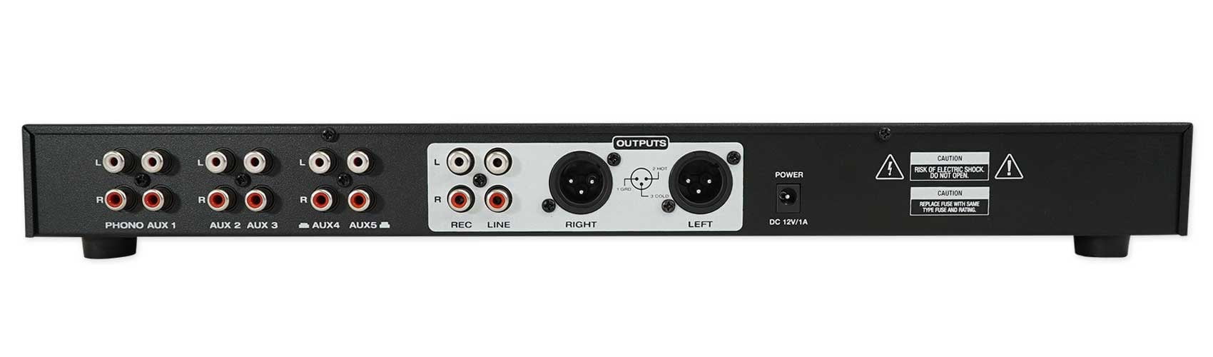 Rockville PPA20 Preamp Professional 1U Rack Mount Pre-Amplifier w/Crossover+EQ