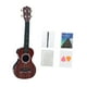 thumbnail image 2 of Ukelele de juguete para niños de 21 pulgadas, instrumento musical para principiantes, ideal para niños de 3, 4, 5, 6 y 10 años. Veta de madera marrón, 2 of 9