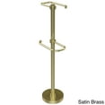 thumbnail image 5 of Allied Brass  Free Standing Two Roll Toilet Tissue Stand Satin, Nickel Finish, 5 of 5