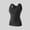 Black, variant on Women's Lace Trim Camisole Tank Top,Seamless Stretch V-Neck Undershirts, Wide Straps Regular Base Layer for Everyday Wear