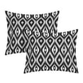 thumbnail image 3 of Chic Home Gabi 3-Piece Reversible Geometric Duvet Cover Set, Twin, Black, 3 of 6