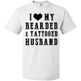 thumbnail image 3 of Inktastic I Love My Bearded and Tattooed Husband T-Shirt, 3 of 5