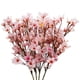 thumbnail image 1 of Flor artificial Uieke, flor de cerezo, seda, melocotón, 4 unidades, rosa, 1 of 9