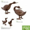 thumbnail image 3 of Achla Designs 6.5 Pouces Paire de 2 Statues de Canetons pour Jardin Extérieur, Bronze, 3 of 5