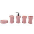 thumbnail image 1 of 5PCS Bath Accessories Set Includes Dispenser Toothbrush Rack Gargle Cup Soap Box, 1 of 10