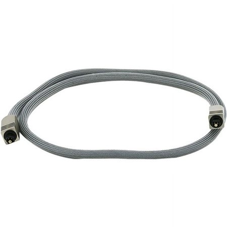 UPC: 0844660027638 | Monoprice Premium S/PDIF (Toslink) Digital Optical Audio Cable – Silver – 3 Feet | Heavy Duty Mesh Jacket  Metal Connector Heads  For Play Station  Xbox one  Home theater & More