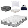 thumbnail image 1 of Colchón Individual Vail + Edredón + Almohada One + Sábanas Softy + Protector de Colchón, 1 of 8