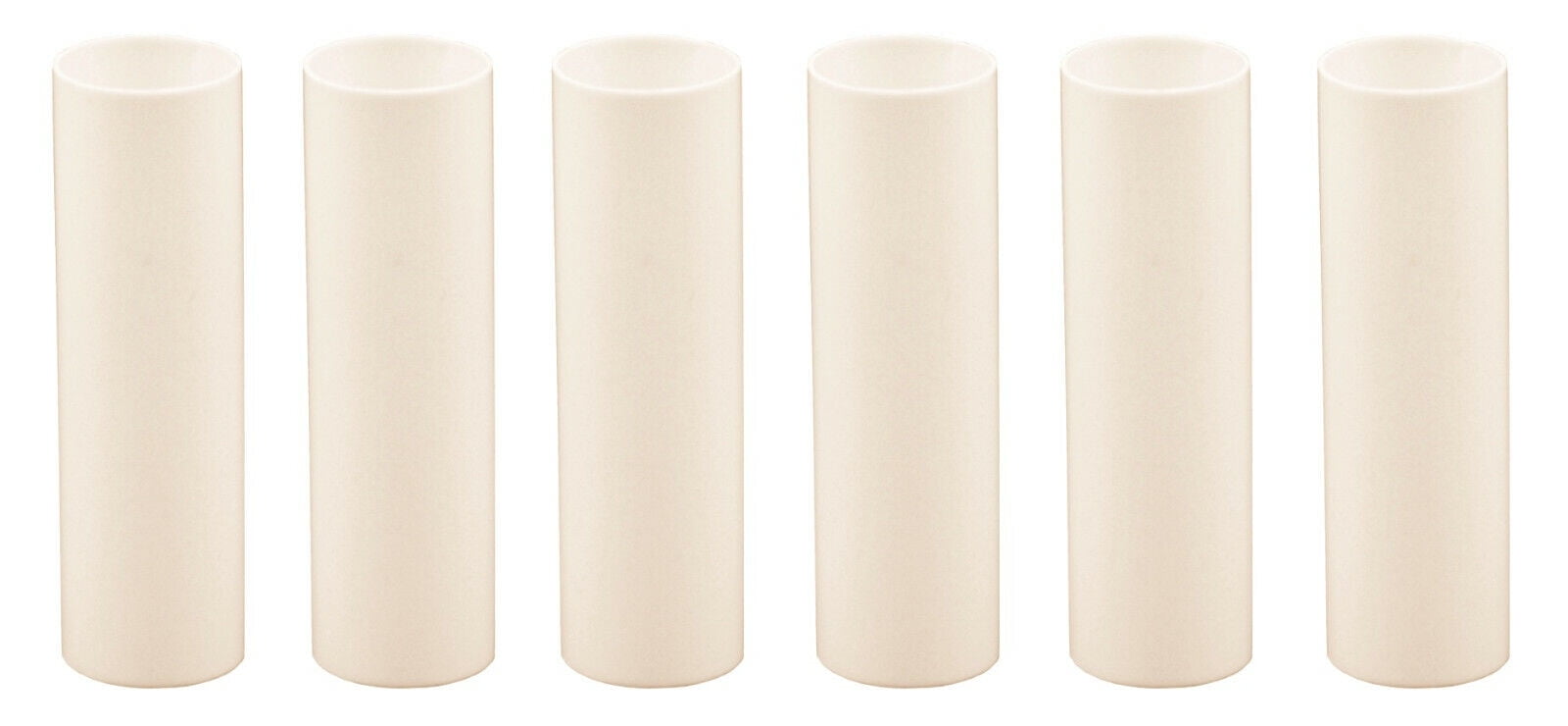 3 Inch Cream Plastic Candle Cover For Candelabra Base Lamp Sockets, 6
