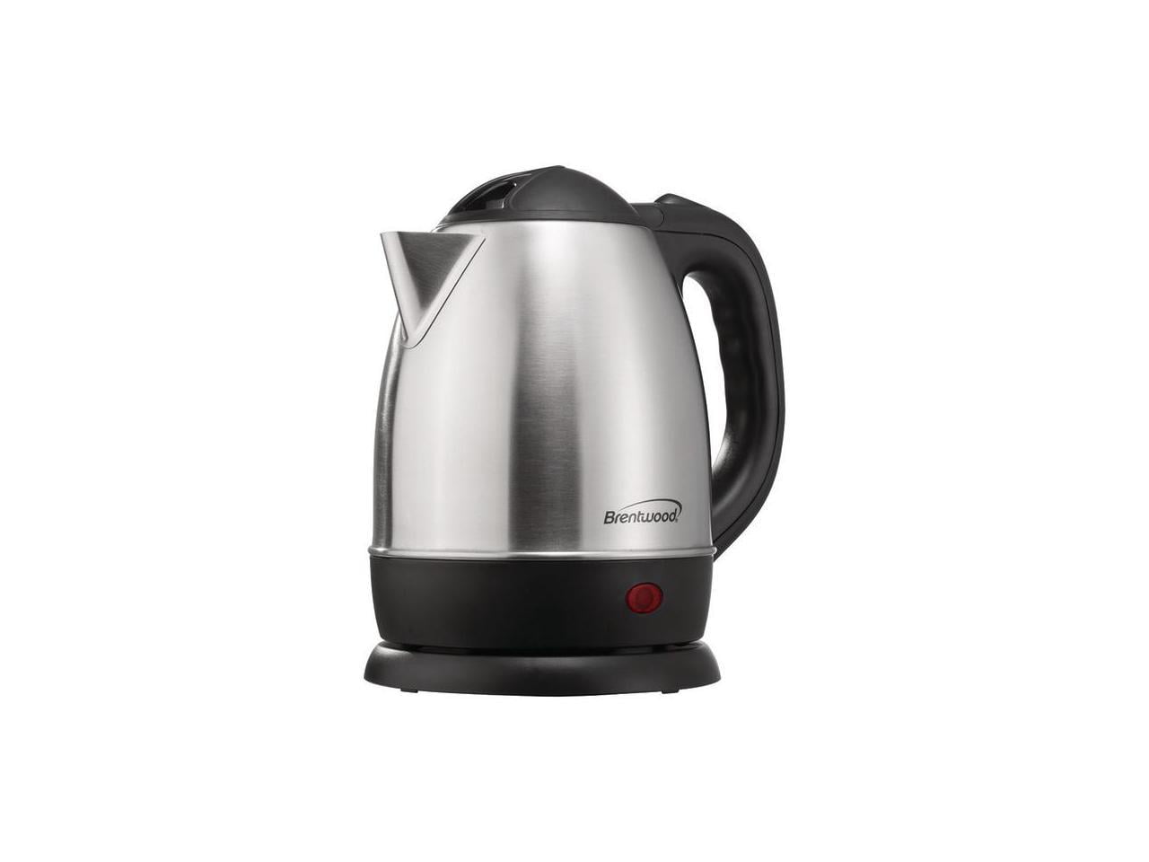 Brentwood Stainless Steel Electric Cordless Tea Kettle (1.2-Liter)