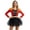 Red, variant on TiaoBug Womens Circus Ringmaster Costume One Piece Leotard Dress Halloween Party Lion Tamer Roleplay Tutu Dress Red XL