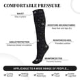 thumbnail image 2 of Sikiie Mathematica Science 1 Pairs Compression Socks for Men and Women 15-20 mmHg Running Support Socks, 2 of 7