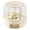 E, variant on Automatic Rotating Snack Dispenser with Lid, Partitioned Grain Storage Container for Kitchen, Candy Vending Machine Style Jar for Kids Cereal Dry Goods Organization