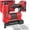 Red, variant on 2 in 1 Cordless Brad Nailer/Electric Stapler with 2.0Ah and Charger,1000pcs Nails and 500 count Staples Included for Improvement & Woodworking