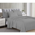 thumbnail image 1 of Ensemble de draps de luxe Swift Home 6 pièces avec taie d'oreiller additionnelle, King, Alliage, 1 of 7