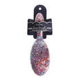 Packed Party Throw Confetti 8.25" Oval Detangling Hair Brush, Multi