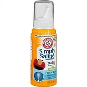 Arm & Hammer Simply Moisturizing Saline Sterile Baby Nasal Relief, 1.5oz