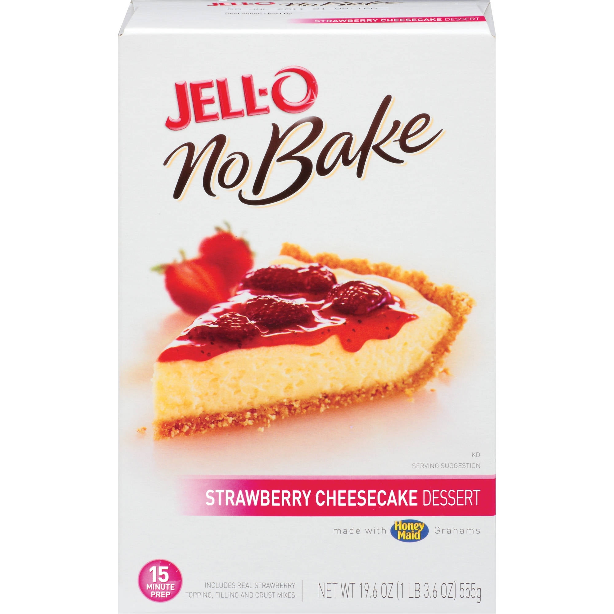 Jell-O No Bake Strawberry Cheesecake Dessert Mix, 19.6 Ounce by Jell-O