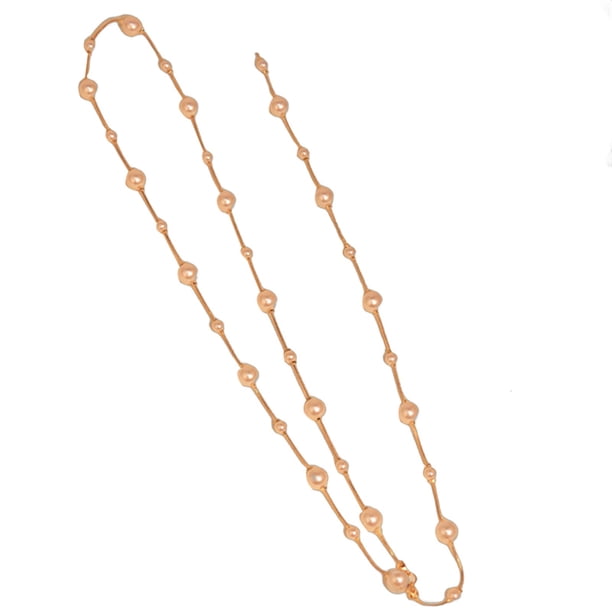 Collar super largo con colgante en forma de Y y perlas, ligero y elegante para mujer