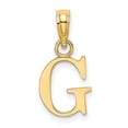 thumbnail image 1 of Diamond2Deal 14K Yellow Gold Block Letter G Initial Pendant for Women, 1 of 6
