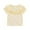 Beige, variant on Posijego Girls Short Sleeve Shirts Ruffle Crew Neck Cotton T-Shirts Casual Summer Cute Tops for Toddler Girls