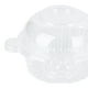 thumbnail image 3 of 100 Uds. Estuche transparente para magdalenas sin BPA, portador de muffins apilable para hornear pasteles y ensaladas, 3 of 8