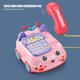 thumbnail image 3 of Juguete de teléfono de simulación para niños Juguetes de aprendizaje educativo temprano con efecto de música ligera y cuatro modos de juego y para niños mayores de 18 meses (rosa) TUNC Sencillez, 3 of 5