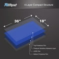 thumbnail image 4 of AAwipes 150 Sheets 18" x 36" Adhesive Mats (Blue Sticky Mats, Case of 5 Packs, 30 Sheets/Packs) Cleanroom Sticky Floor Mats Peel Off for Construction, Hospital, Labs - Remove Traffic-Borne Dust & Dirt, 4 of 10