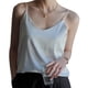 thumbnail image 1 of Camisola de satén con cuello en V para mujer, blusa suelta sin mangas con tirantes finos Zhivalor BST2001306-6, 1 of 5